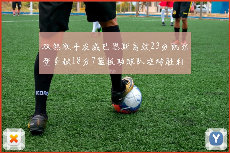 双煞联手发威巴恩斯高效23分凯尔登贡献18分7篮板助球队逆转胜利