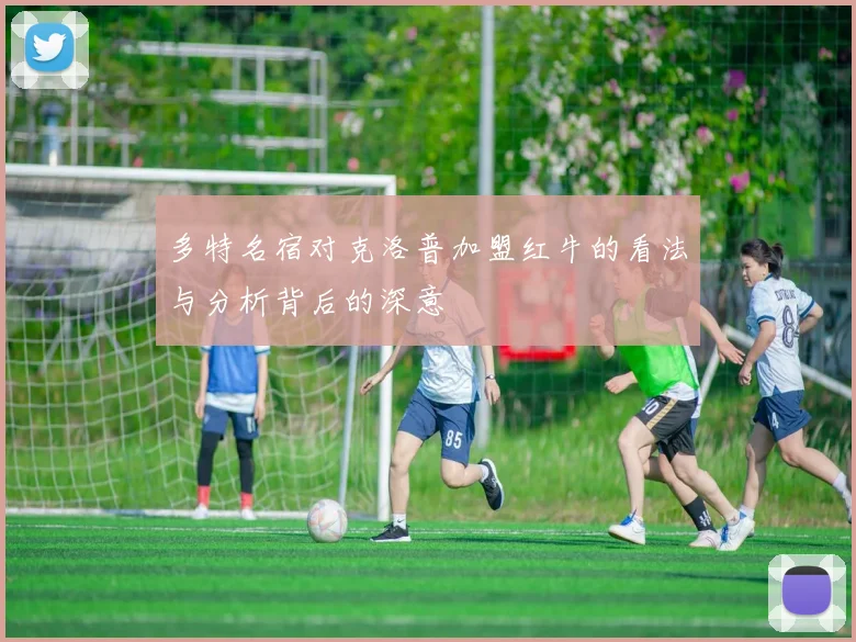 多特名宿对克洛普加盟红牛的看法与分析背后的深意
